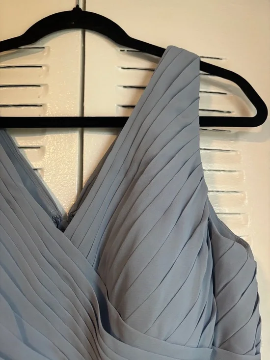 Flora Azazie Twilight Chiffon A-Line Bridesmaid Dress Size 10 β¨ New with Tag - Picture 10 of 16